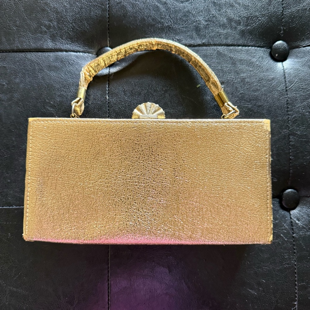 Elegant Gold Clutch Bag